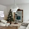 Fransk Antik Helkroppsspegel 100x200cm Guld Napoleon