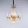 Kristallkrona Ø54xH82cm Grand Mässing