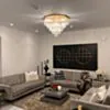 Plafond Kristall Hannover Guld Ø 80cm