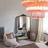 Stor Helkroppsspegel Valvformad 120x200cm Guld Mary