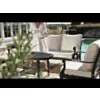Loungeset Svart Aluminium 5-pers - Florence 