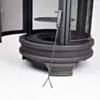 Utomhuskamin Svart Portofino Ø75cm