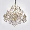 Stor Kristallkrona Ø130xH130cm Cognac - Genéve