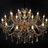 Kristallkrona Ø100cm Cognac - Genéve