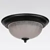 Takplafond Ø33cm Rustik Svart - Monterey