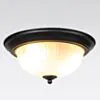Takplafond Ø33cm Rustik Svart - Monterey