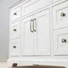 Kommod Badrum 120cm Wyoming Vit - Vit Marmor