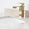 Badrumskommod Ek 100cm Beige Marmor - Båstad