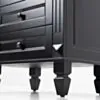 Kommod Badrum 60cm Nashville Svart - Svart Granit