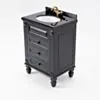 Kommod Badrum 60cm Nashville Svart - Svart Granit