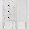Kommod Badrum 60cm Nashville Vit - Svart Granit