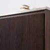 Badrumskommod Valnöt 100cm Beige Marmor - Båstad