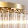 Kristallplafond 80cm Klar/Mässing - Verona