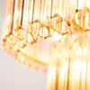 Kristallplafond 80cm Rosa/Mässing - Verona