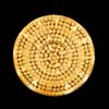 Stor Plafond Kristall Ø100cm Marbella Guld