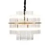 Taklampa Kristall Ø60cm Milan Guld