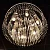 Taklampa Kristall Ø60cm Milan Guld