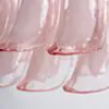Avlång Kristallkrona 120cm Mässing/Rosa - Livorno