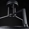 Kristall Lampa Ø46cm Svart Kristall - Budapest