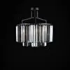 Kristall Lampa Ø46cm Svart Kristall - Budapest