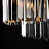 Kristall Lampa Ø46cm Svart Kristall - Budapest