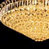 Stor Kristallkrona Ø120xH180cm Marbella Guld