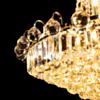 Stor Kristallkrona Ø80xH120cm Marbella Guld