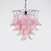 Kristallkrona Ø45xH50cm Rosa/Krom - Livorno