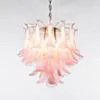 Kristallkrona Ø45xH50cm Rosa/Mässing - Livorno