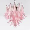 Kristallkrona Ø45xH50cm Rosa/Mässing - Livorno