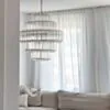 Kristallkrona Ø65cm Verona Krom