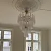 Kristallkrona Ø61xH75cm Mässing/Klar - Neapel