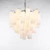 Kristallkrona Ø58xH50cm Opal/Krom - Cagliari