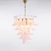 Kristallkrona Ø66xH75cm Rosa/Mässing - Livorno