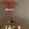 Kristallkrona Ø65cm Verona Rosa