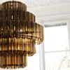 Kristallkrona Ø65cm Verona Cognac