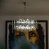 Modern Kristallkrona Ø85cm Vienna Krom