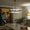 Modern Kristallkrona Ø85cm Vienna Krom