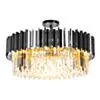 Kristall Lampa Ø75cm Monaco Krom