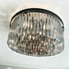 Kristallplafond Ø60cm Florence Svart
