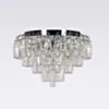 Kristallplafond Ø63xH48cm Krom/Klar - Catania