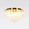 Kristallplafond Ø63xH48cm Mässing/Klar - Catania