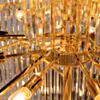 Stor Kristallkrona Ø80xH260cm Mansion Guld