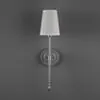 Vägglampa Silver Med Hatt H51 - Hampton