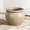 Beige Kruka Utomhus 48x37cm  - Alessa