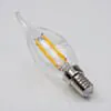 E14 LED Kronljus 4W Böjd Topp Dimbar - 10pack
