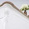 Kommod Badrum 60cm Ottawa Vit - Beige Marmor