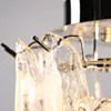 Kristallplafond Ø65xH52cm Klar/Krom - Livorno