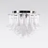 Kristallplafond Ø65xH52cm Klar/Krom - Livorno