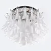 Kristallplafond Ø65xH52cm Klar/Krom - Livorno